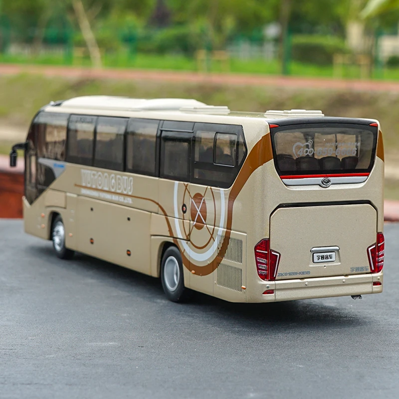 1/42 YuTong автобус ZK6128HQB автобус литой автобус модель автомобиля мальчик Gilr подарки игрушки