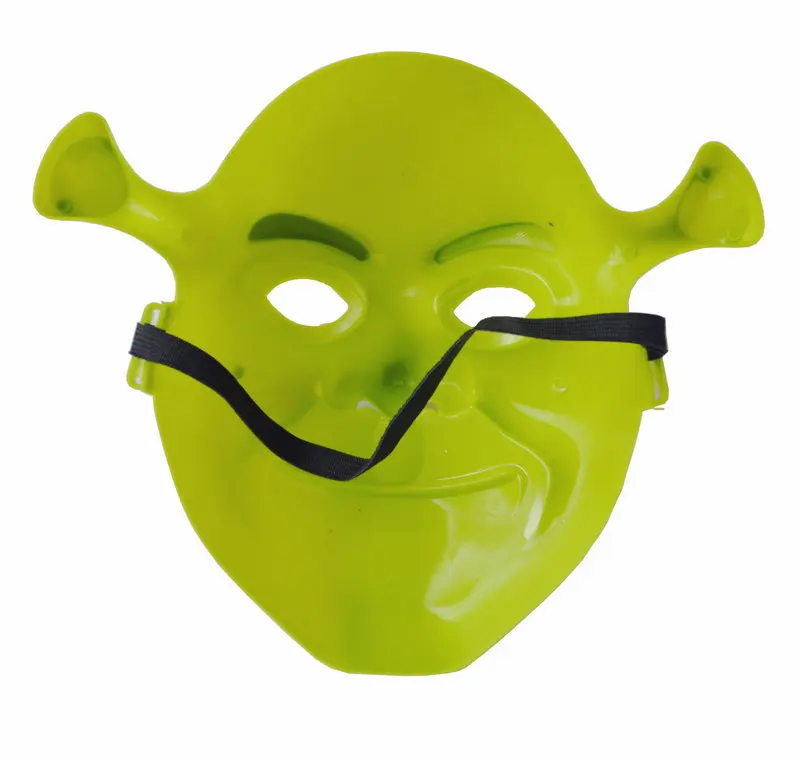 Хэллоуин бальное вечерние маски шрек Маска в виде персонажей из мультфильма маска Зеленый анфас маска COS маска