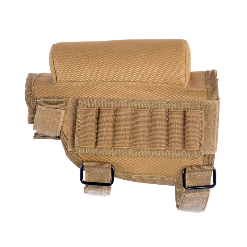 Тактическая Сумка для пули, регулируемая тактическая переностактическая портативная прикладочная винтовка для щек, сумка для отдыха, держатель, упаковка, AK M4, чехол для полевой бомбы - Цвет: Khaki