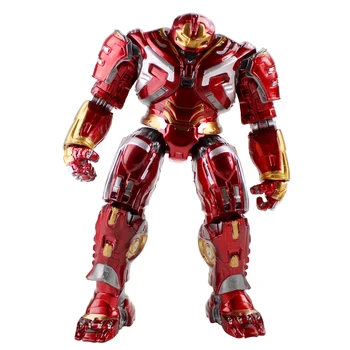 

19cm Avengers Endgame Super Hero Ironman with LED Light Movable Decoration Figurine PVC Figure Collectible Model Toy Doll