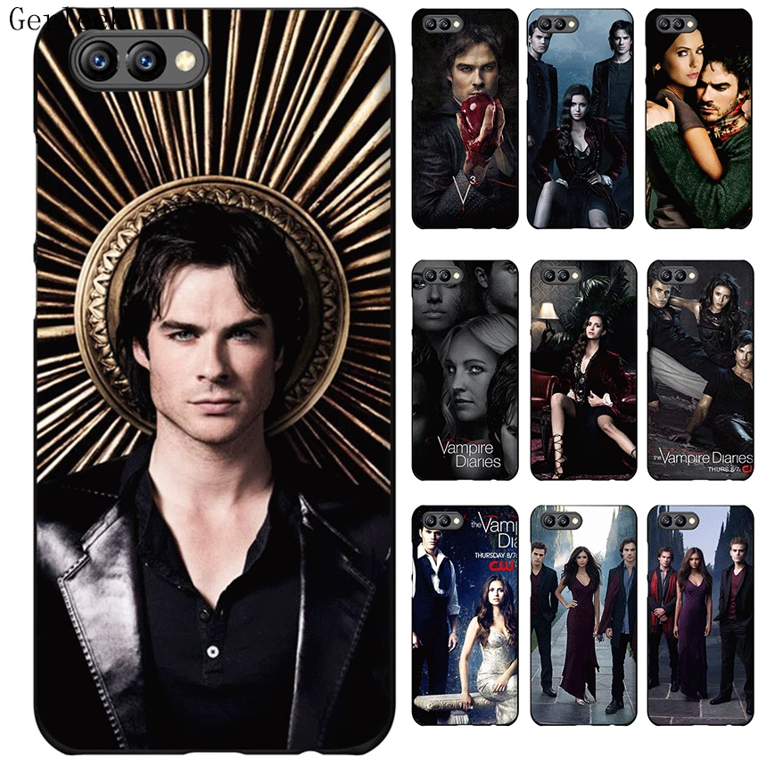 

Cell Phone Case TPU For Honor 6A 7A 7X 7C 8 8X 9 9X 10 Note 10 View 20 Pro Cover The Vampire Diaries Shell Bag