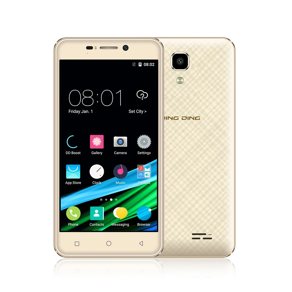 Ding 4,5 дюймов 3g смартфон мобильный телефон для Android Dual Sims двойной режим ожидания ЕС вилка 1750 мАч батарея