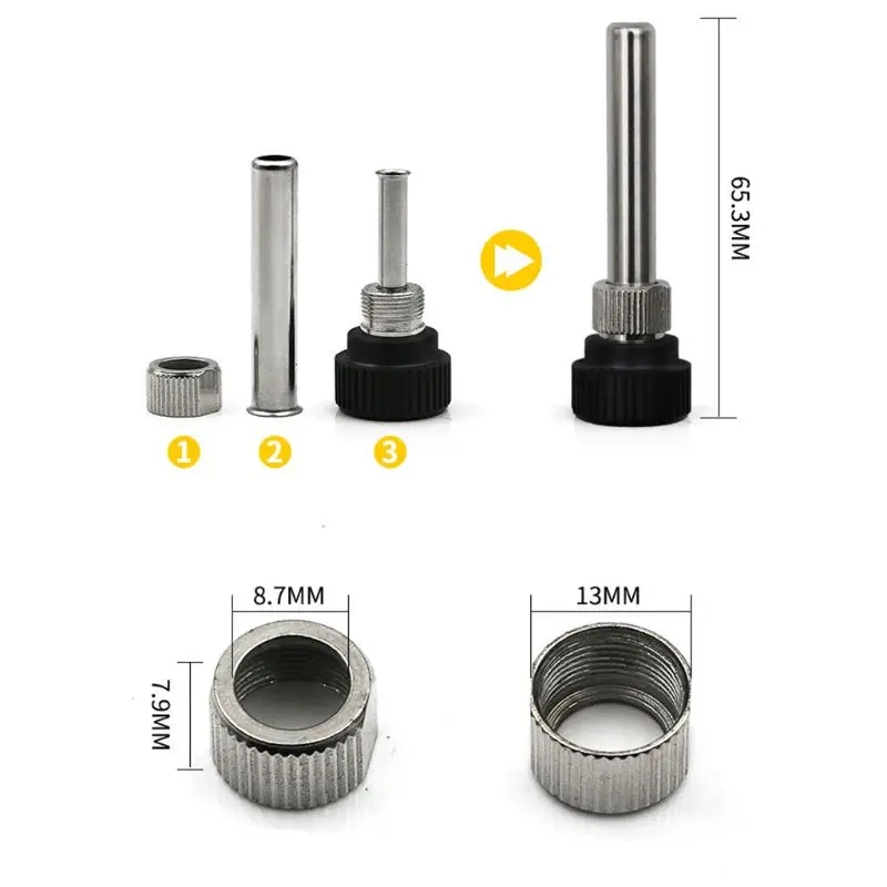 Паяльная станция адаптер рукоятки, аксессуары для 936, 937, 938, головка канюля 62KC Паяльная станция адаптер рукоятки, аксессуары для 936, 937, 938, головка канюля 62KC