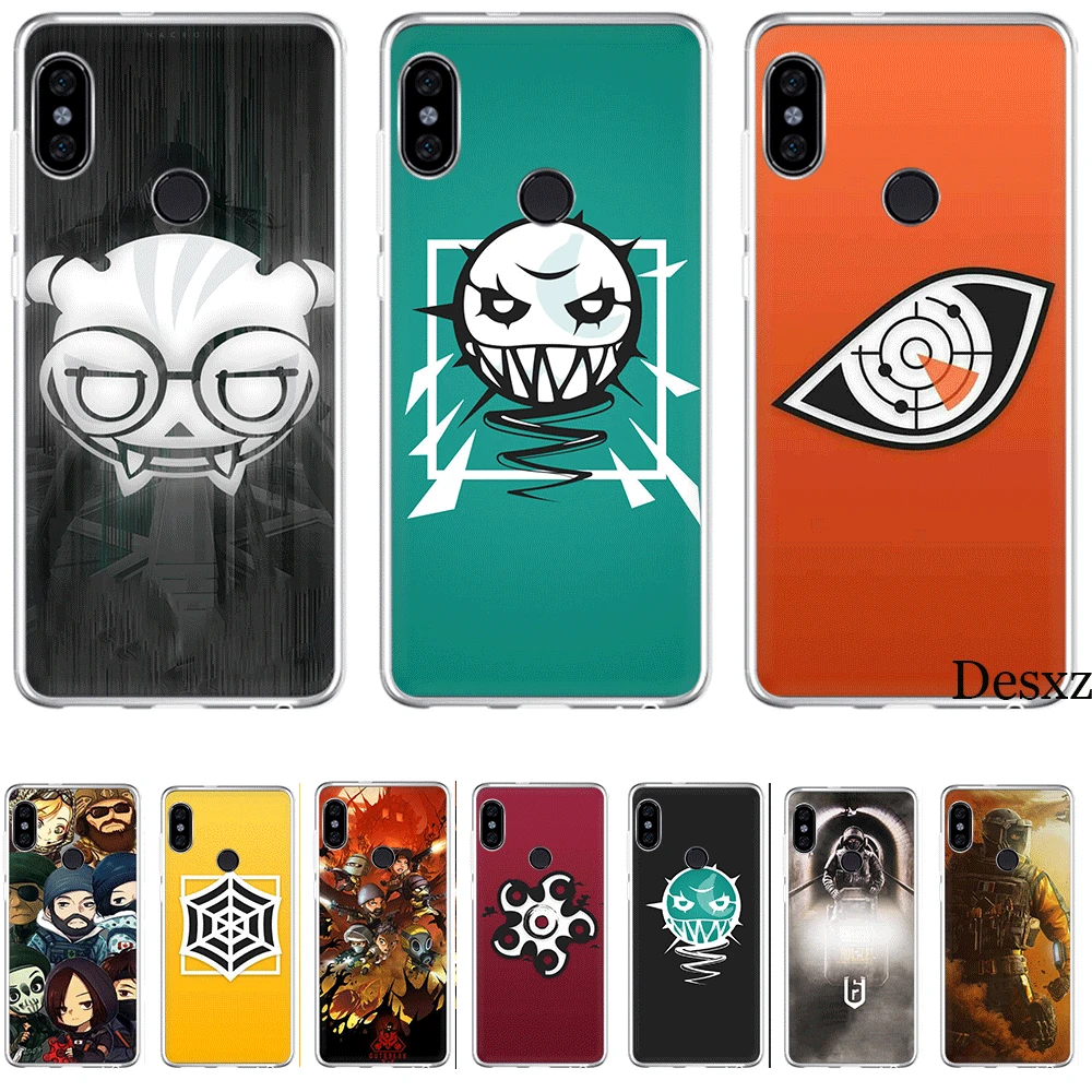 Mobile Phone Case For Xiaomi Redmi Note 6 7 Pro 5A 4 4X 3 5 Hard Cover Rainbow Six Siege | Мобильные телефоны и