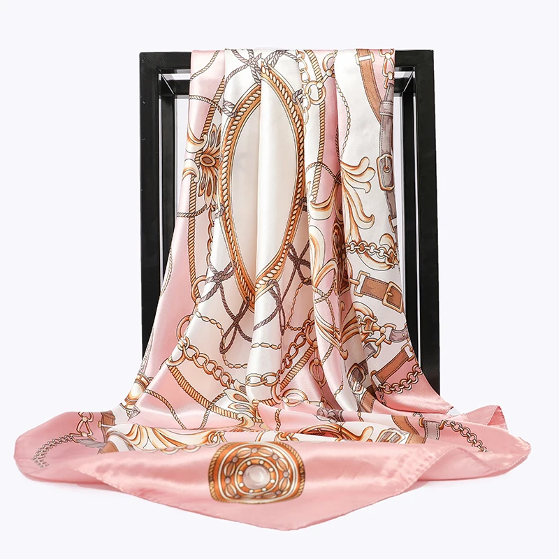 90*90cm luksusowa marka plac szalik moda plaża głowa kobiety Silk Wrap wiosna lato szal panie Foulard Bandanna tłumik hidżab 1 90*90cm luksusowa marka plac szalik moda plaża głowa kobiety Silk Wrap wiosna lato szal panie Foulard Bandanna tłumik hidżab 1