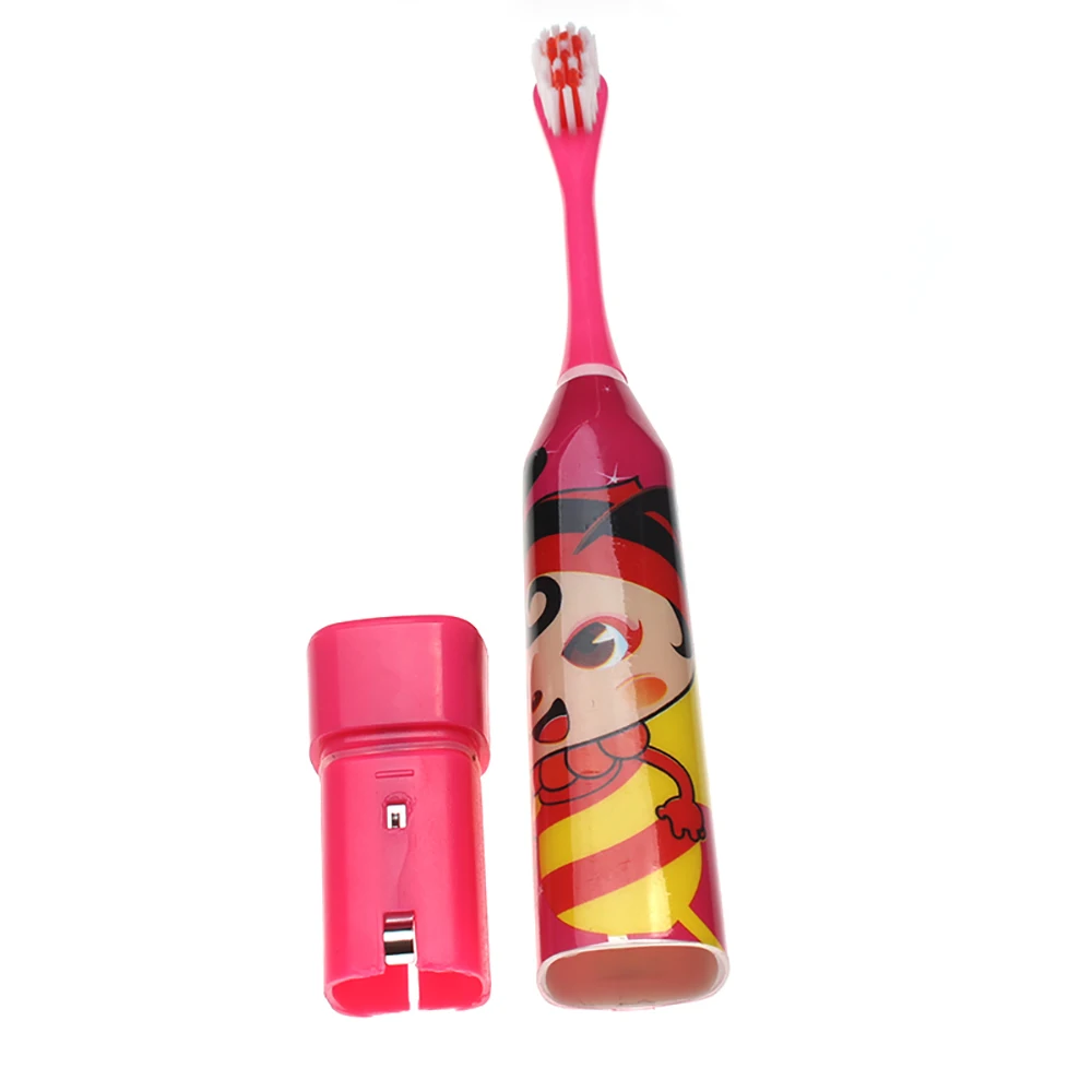 Детская электрическая зубная щетка с рисунком из мультфильма для дома милые