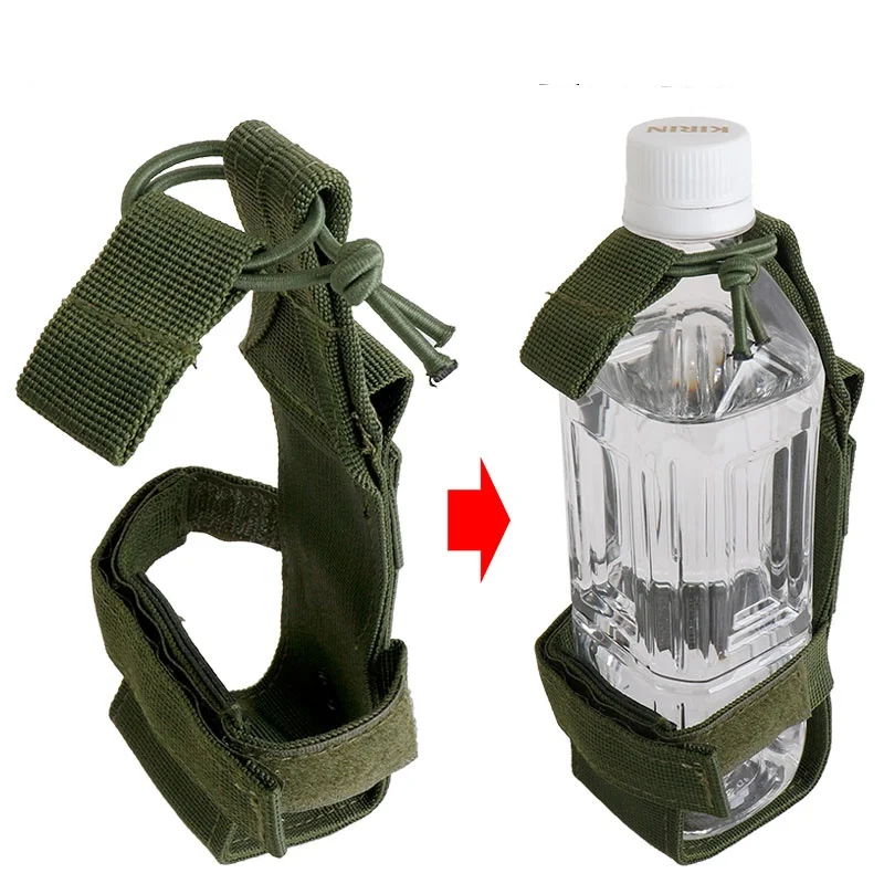 Военная Тактическая бутылка для воды держатель Зажим для ремня сумка-переноска нейлоновый Открытый Инструмент Путешествия Туризм столовая вешалка для полотенец