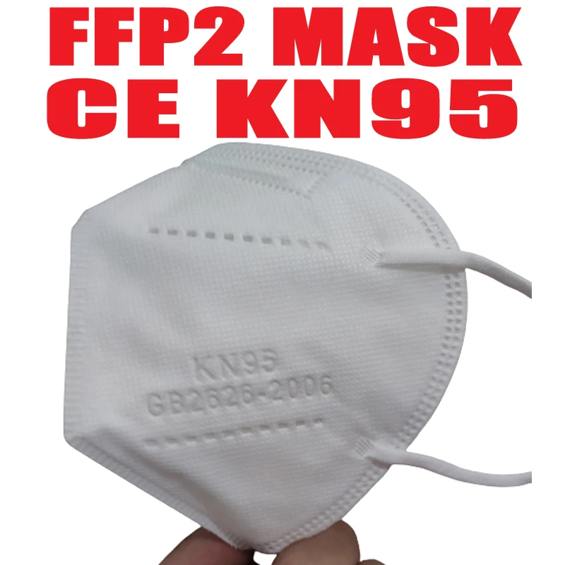 100% реальные фотографии FFP2 лицевая маска CE KN95 Mascarillas 5-Слои взрослых fpp2 маске 95%
