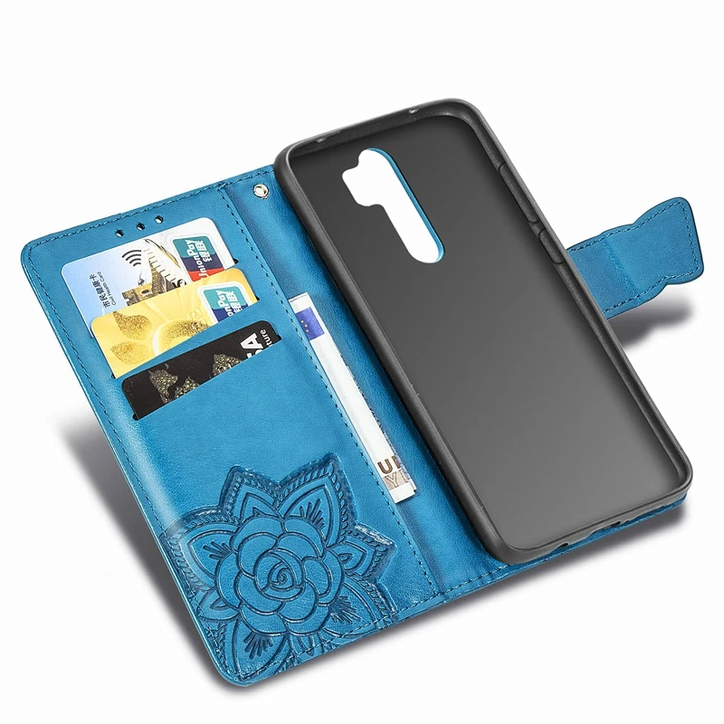 Чехол с откидной подставкой для Redmi Note 8, чехол для Xiaomi Redmi Note 8 Pro, силиконовый кожаный чехол с 3D бабочкой, кошелек Redmi Note 8 Pro, чехлы