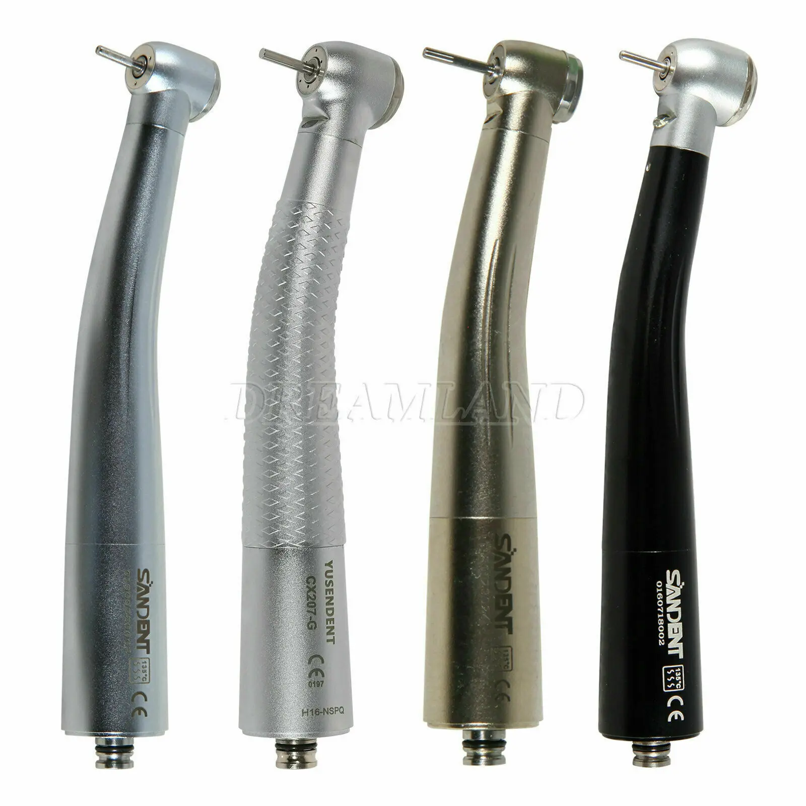 Manipolo Dentale Ad Alta Velocità/Led A Fibra Ottica/Generatore Elettronico Tripla/Quattro Turbina A Spruzzo D'Acqua Adatta Nsk Attacco Rapido A 4 For