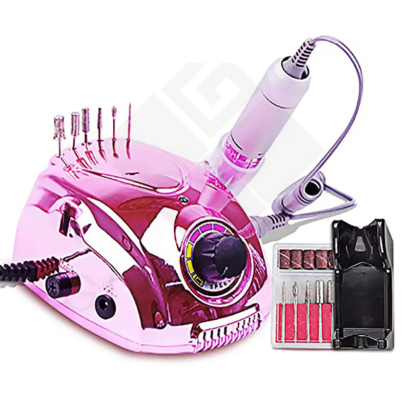 

New 35000 RPM Electric Nail Drill Machine Set Professional Manicure Machine Nail Polishing Drill Kit Mill Cutter Pedicure Nail A