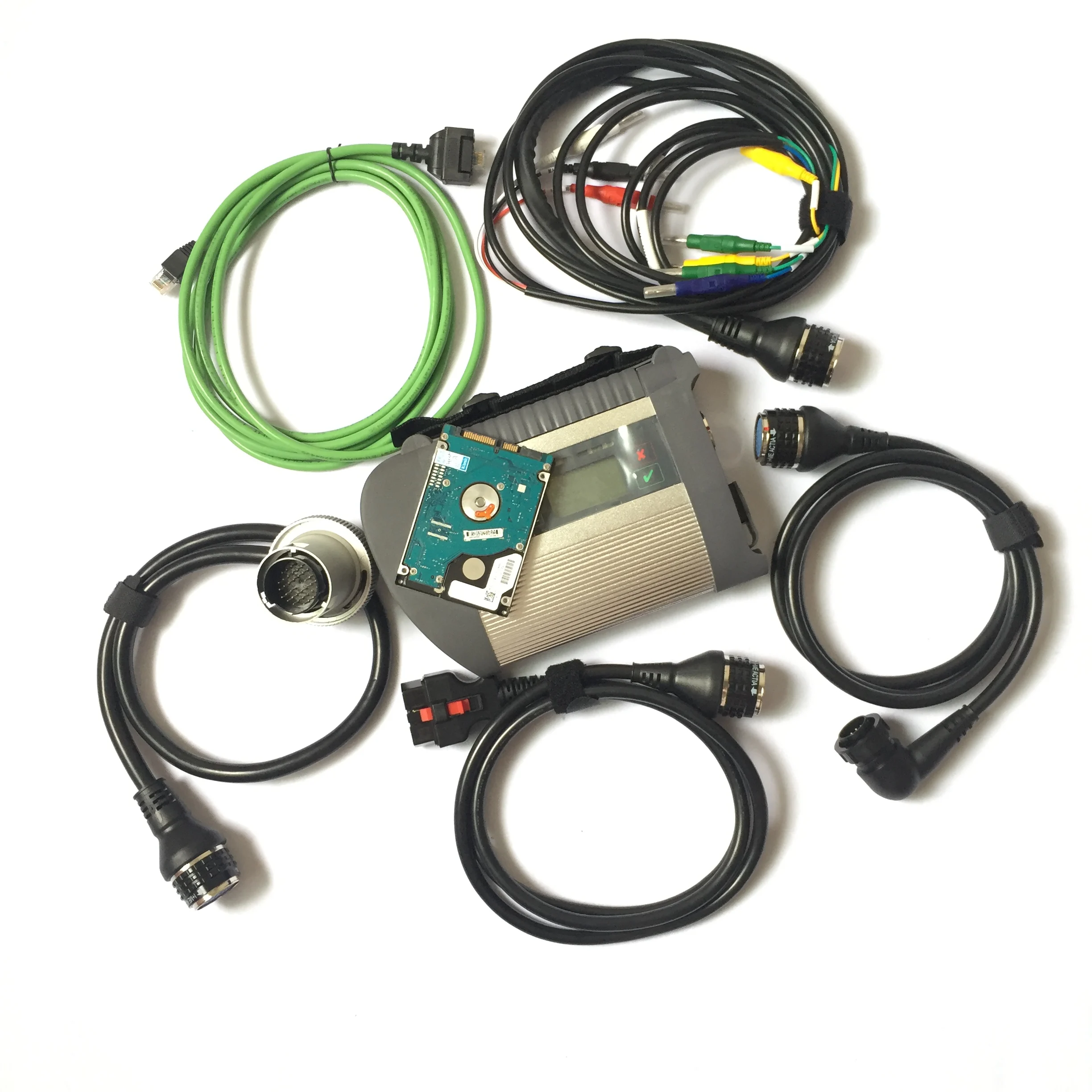 12 MB Star C4 MB SD Подключение компактный 4 с Wifi Star Diagnosis C4 мультиплексорный кабель новейшее программное обеспечение SD C4 HDD - Цвет: MB Star C4 with HDD