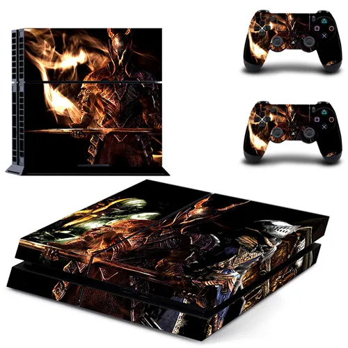 Наклейка для PS4 стикер Dark Souls Remake полное покрытие лицевые панели наклейка виниловая для playstation 4 консоль и контроллеры наклейка для PS4 наклейка - Цвет: QPTM0216