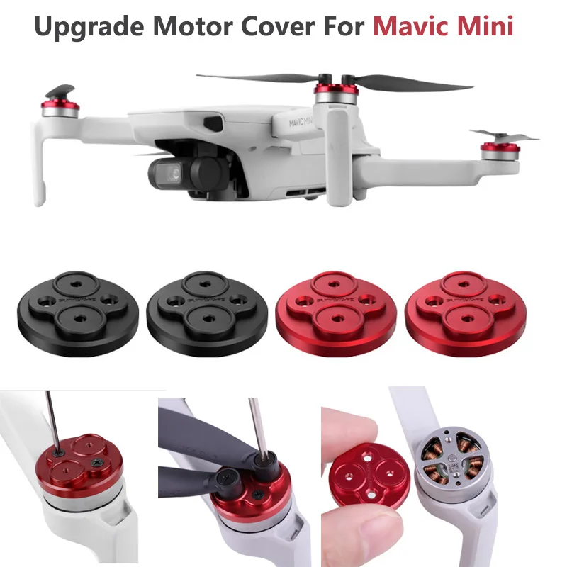 Super Sale WQJ Upgraded Motor Covers Scratch-proof Propellers Protective Aluminum Alloy Motor Cover for DJI Mavic Mini Drone Accessories 