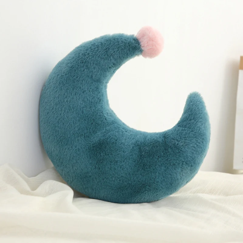 Детская подушка для новорожденных, украшение для детской комнаты, плюшевые игрушки, мягкая подушка для кормления грудью для мальчиков и девочек, детская подушка - Цвет: Green  Moon