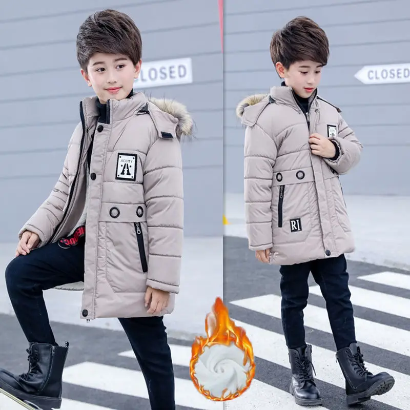 

2019 Winter Clothes Boy 4 Warm 5 Thick 6 Autumn and Winter 9 Jacket 8 Middle School 10 Children Kids Coats Boys Winter