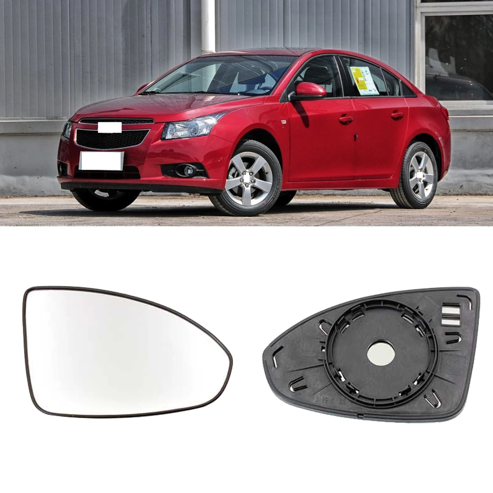Боковое зеркало заднего вида CAPQX 1 шт. для Chevrolet Cruze 2009 2010 2012 2013 стекло белая линза с