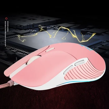 

Wired Gaming Mouse LED Light Optical Mice for PC Notebook Laptop NC99