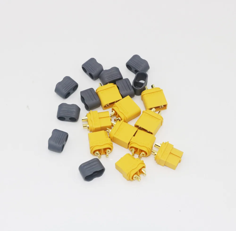 10 Pairs Amass XT60+ XT60H Bullet Connectors Male Female Power Plugs Power RC LV Lipo Battery Motor 3D printer 12