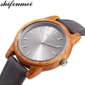 

Shifenmei Wooden Watches Women 2019 Top Luxury Brand Ladies Sports Watches Wood Wristwatch Quartz Clock relogio feminino