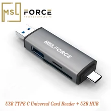 Кард-ридер USB 3,0 type C для SD Micro SD TF адаптер Аксессуары OTG кард-ридер смарт-память SD кард-ридер для Ipad pro