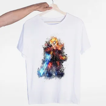 

Men's Final Fantasy T Shirts Fashion Men and Women Tops T-shirt Short Sleeve Unisex Tshirt