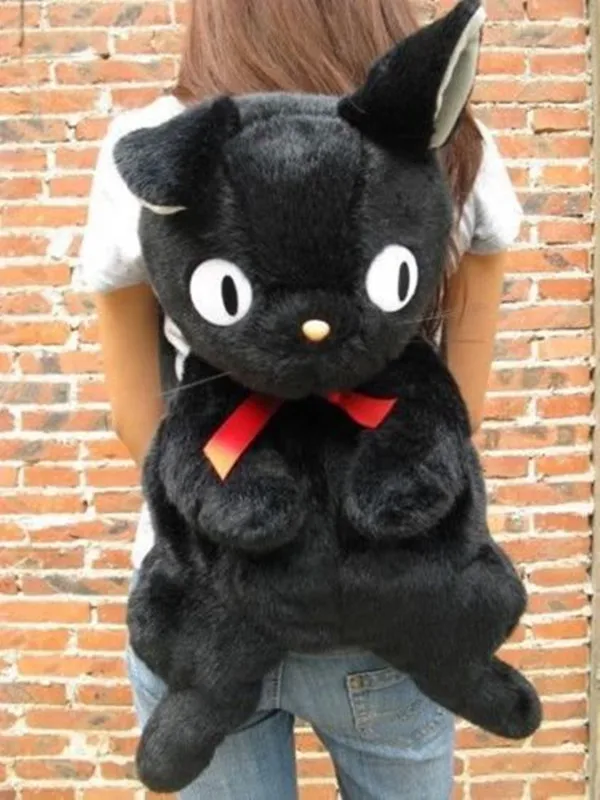 Black Cat Jiji Kiki's Backpack Plush Bag 25inch Gift Toy Doll Plush