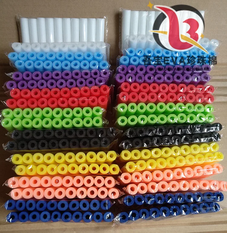 100PCS Blue Soft Hollow Hole Head Refill Darts for Nerf Series Blasters Description Image.This Product Can Be Found With The Tag Names Bullets, Sports Entertainment