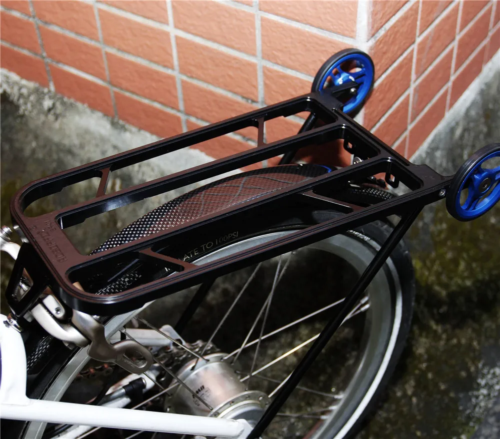 Aceoffix CNC Сверхлегкий Алюминиевый сплав задняя стойка для Brompton складные велосипеды аксессуары стойка