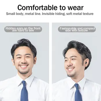 

Wireless Noise Reduction Earphone Bluetooth 5.0 Mini In-Ear Wear for Xiaomi Headset One 3D For Huawei to Earbud Comfortable K2T4