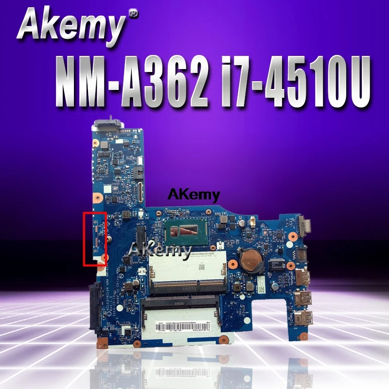 

Free Shipping New For Lenovo G50-70 G50-70M Z50-70 G50-80 NM-A272 NM-A362 notebook motherboard i7-4510u 5B20G36670