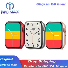 Iwo13 max relógio inteligente série 6 x16 bluetooth chamada heartrate pedômetro à prova diágua iwo13pro sportsmartwatch pk iwo12