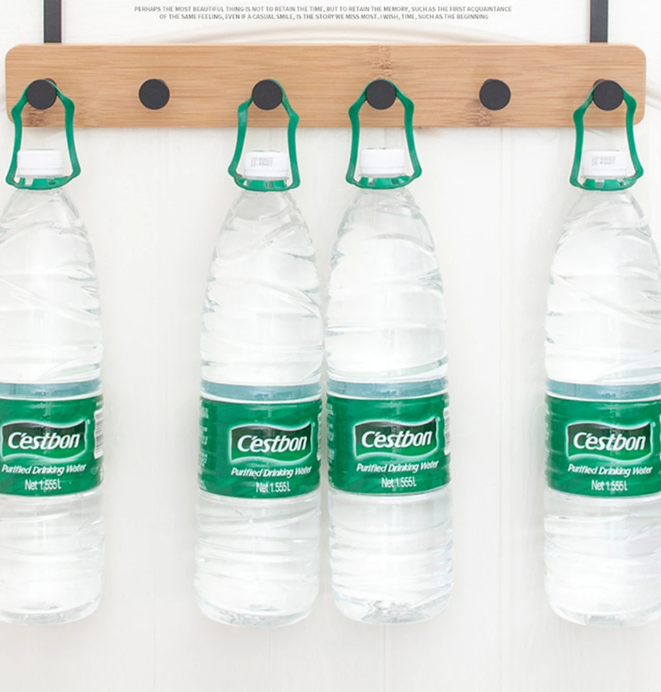 Nordic Metal Door Hook Durable Punch-free Wall Hanging Storage Rack Kitchen Bathroom Hat Towel Clothes Key Hanger Home Organizer