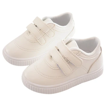 

2019 Spring Autumn White Kids Casual Shoes Children Sneakers Baby Boys Sports Running Shoes Girls Pu Leather Shoes