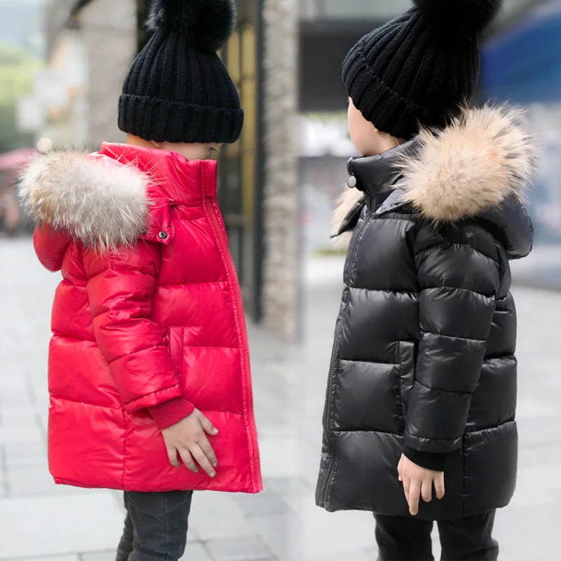 Doudoune Fille Enfant Imprime Mignon Epais Chaude Hiver avec