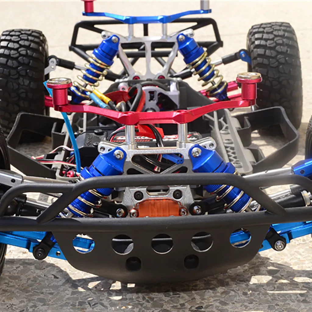 Алюминиевый передний/задний Регулируемый пружинный демпфер для TRAXXAS RUSTLER 4X4 SLASH 1/10 RC автомобиля