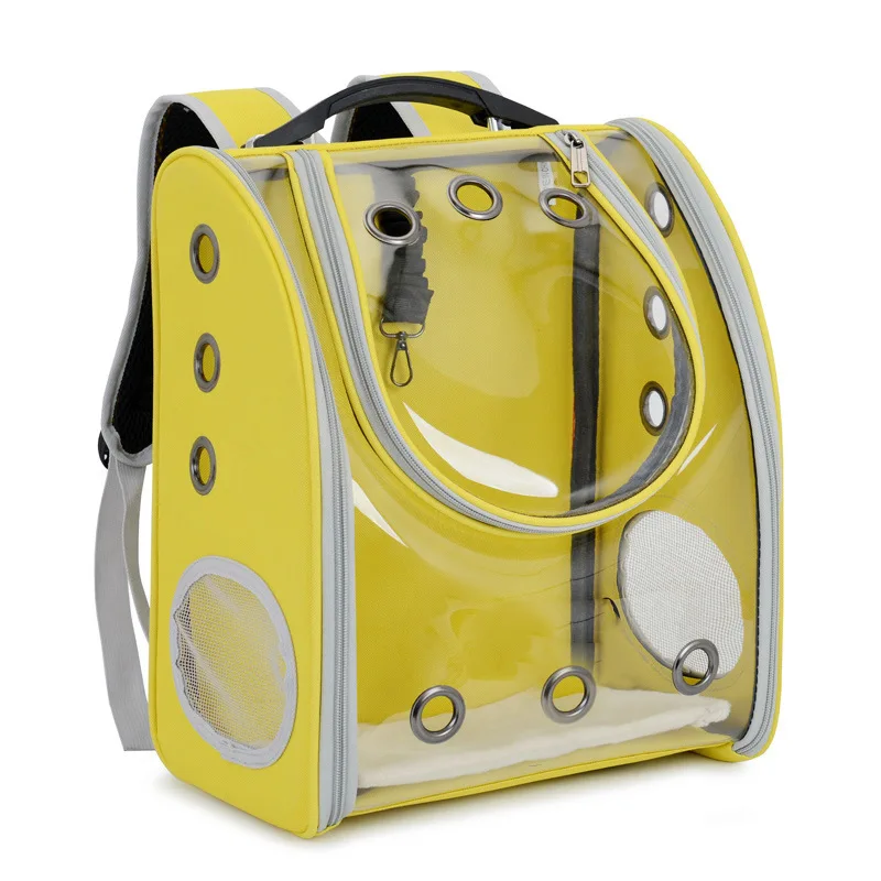 Портативный рюкзак для перевозки животных, Космический прозрачный рюкзак-переноска для кошек, сумочка для маленьких животных, подходит для путешествий и использования на открытом воздухе