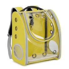 Портативный рюкзак для перевозки животных, Космический прозрачный рюкзак-переноска для кошек, сумочка для маленьких животных, подходит для путешествий и использования на открытом воздухе