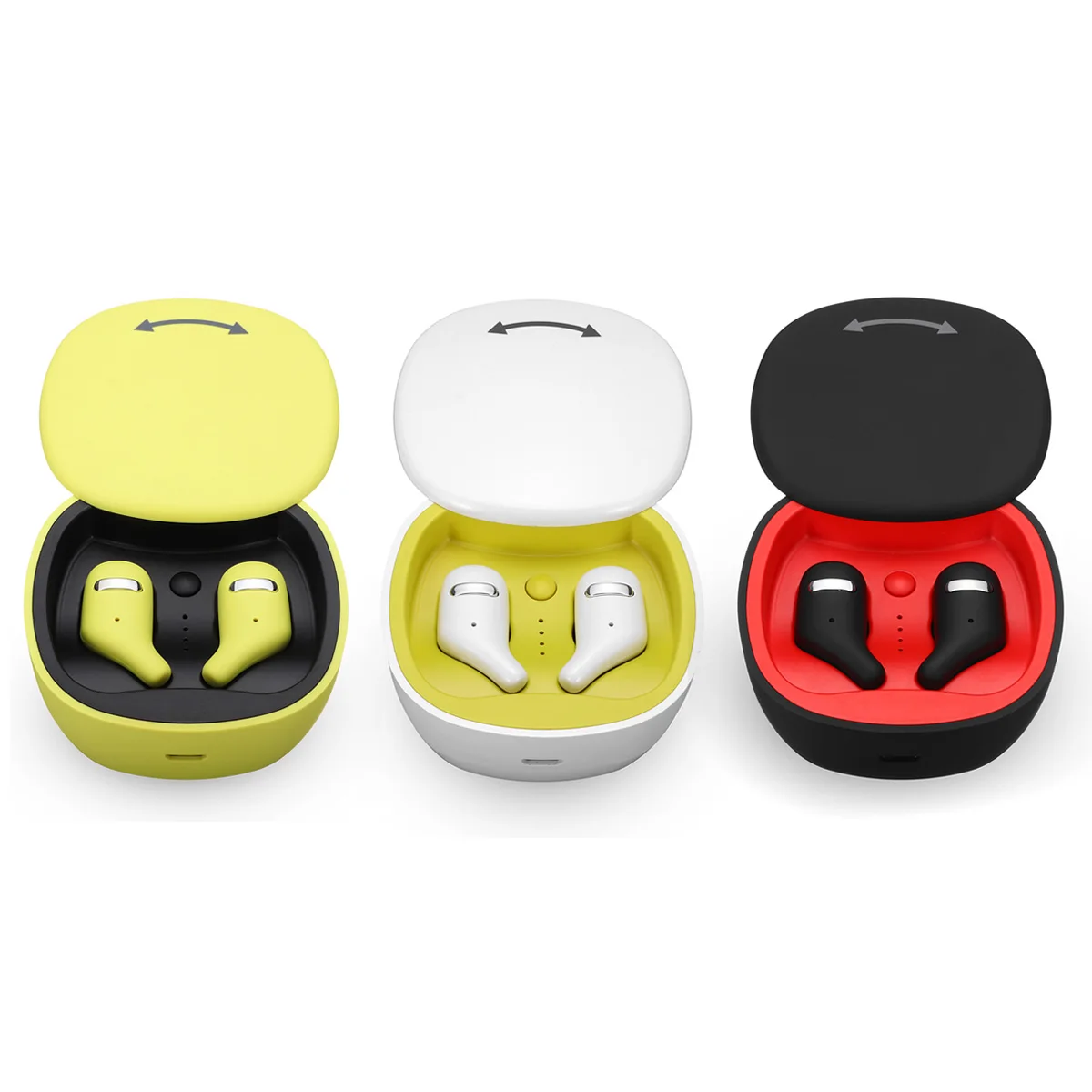 

Mini TWS Wireless bluetooth 5.0 Earphone Sports Waterproof Rotatable Cover Headset Earplug with Charging Box for Phones