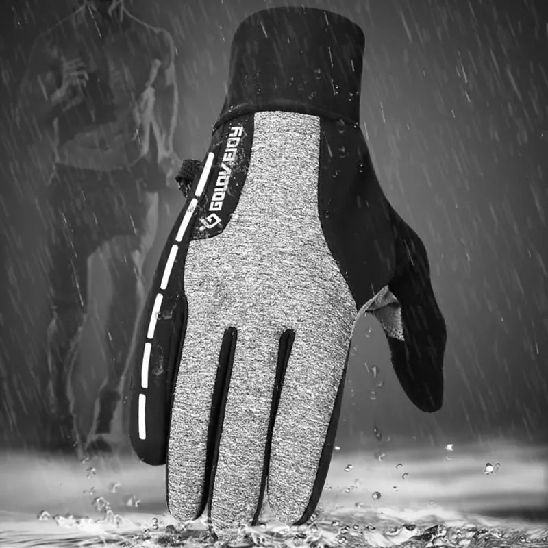 Men Women Motorcycle Gloves Touch Screen Ski Riding Glove Winter Warm Full Finger For Outdoor Sports Waterproof windproof Gloves