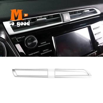 

2018 2019 Car Central Air Condition Outlet Vent Frame Cover Trim Strip Auto Accessories ABS Styling Matte Shell for Toyota Camry