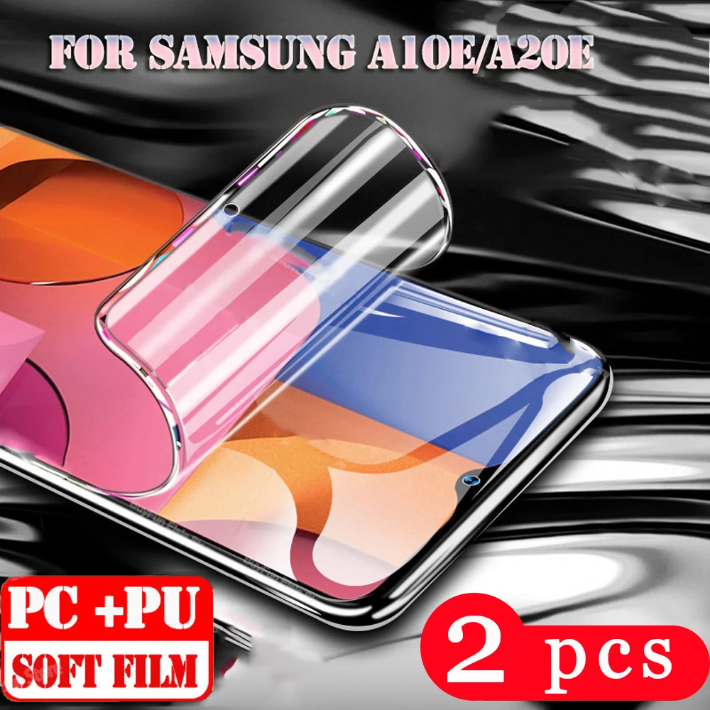 2Pcs hydrogel film for samsung galaxy A90 A80 A70 A60 A50 A40 A30 A20 A10 soft full cover phone screen protector Not Glass | Мобильные