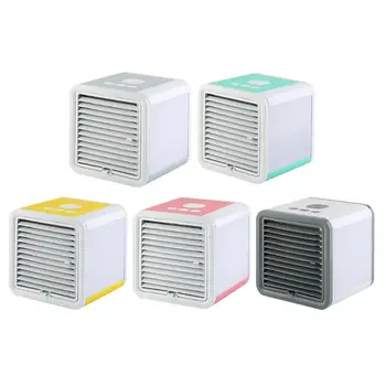 

3 in 1 USB Personal 7 Colors LED Lights Air Conditioner Portable LCD Air Cooler USB Space Air Conditioner Fan Evapolar 10166
