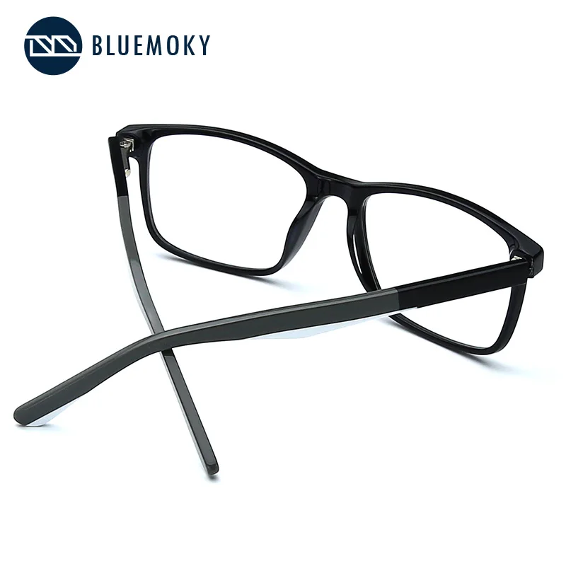BLUEMOKY, квадратная ацетатная оправа для очков по рецепту, мужские очки ClearMyopia, оптическая дальнозоркость, фотохромная оправа BT7002