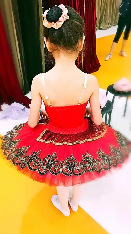 Балерина вечерние красный профессиональная балетная пачка для взрослых детские чулки для девочки, балетное трико для Для женщин Giselle костюм для балета, танцев, одежда - Цвет: Red Top