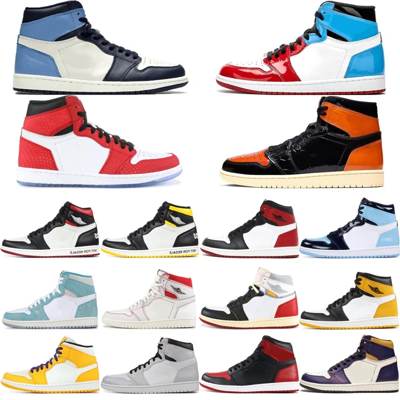 

Best 1 Quality OG Game Royal Banned Shadow Bred Womens Toe Clay Green Trainers 1S Sneakers Mens Basketball Shoes 36-47