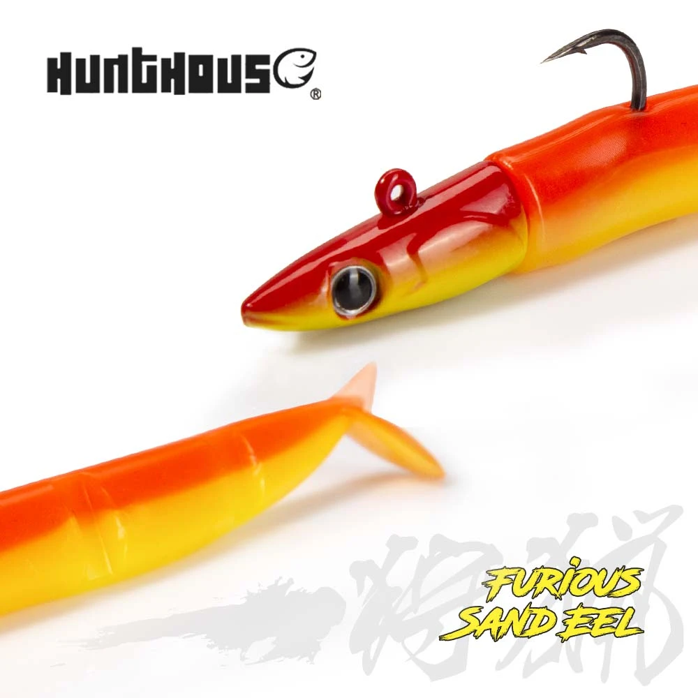 Hunthouse Crazy Eel Jig Head Minnow Fishing Lures 112mm/12g Artificial