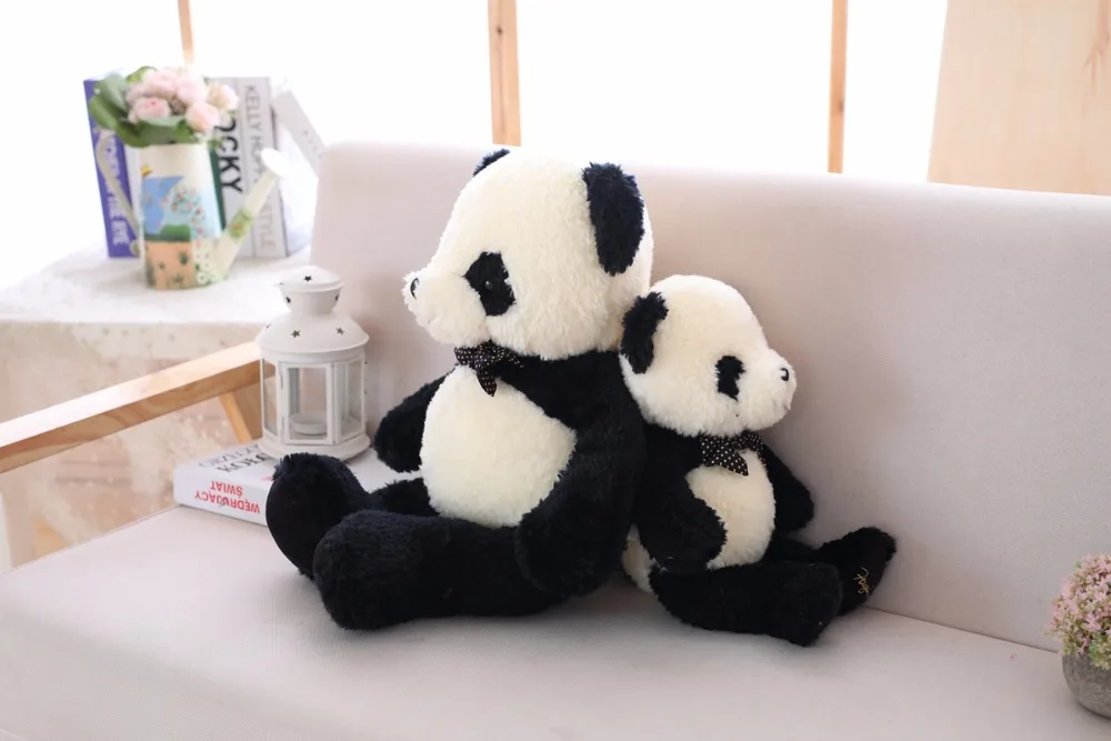 Kawaii панда чучело Мультфильм Дети День рождения Домашнее украшение-кукла игрушка детский подарок