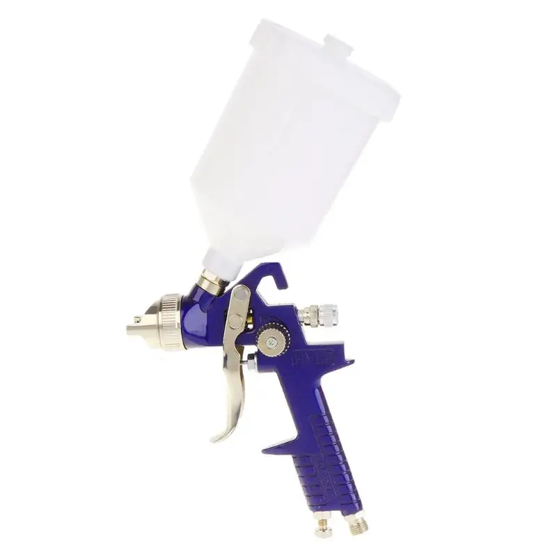 

H827P Air Spray Gun Paint Sprayer 600ml Pot Gravity Feed HVLP 3 Nozzles With 1.4mm 1.7mm 2mm Construction Tools