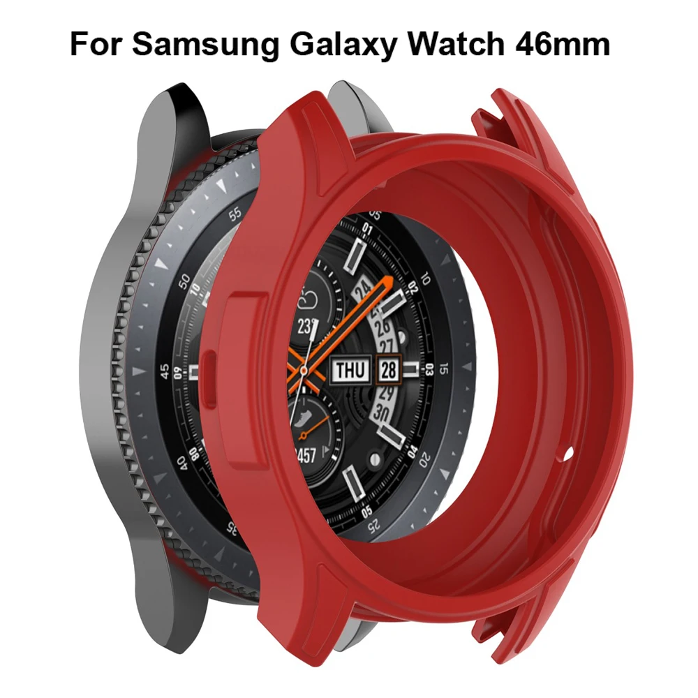Чехол для Gear S3 Frontier мягкий силиконовый защитный чехол Samsung Galaxy Watch 46 мм 42